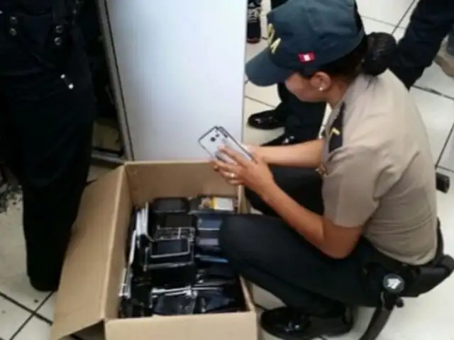 Policía incautó celulares robados en Polvos Azules y Las Malvinas