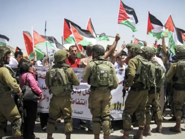 Palestina: diez heridos en disturbios en la conmemoración del Día de la Nakba
