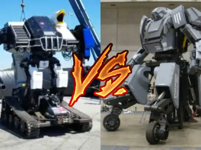 EE.UU. y Japón se enfrentarán en la primera pelea de robots gigantes de la historia