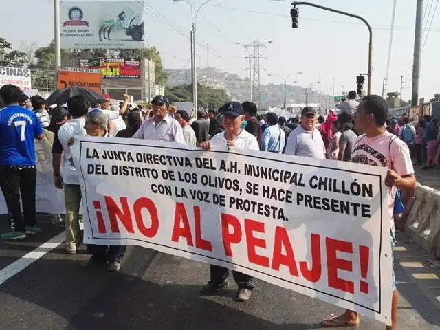 Convocan a nueva marcha contra el peaje de Puente Piedra en junio