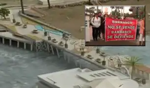 Continúan protestas por proyecto en playa ‘Los Yuyos’ en Barranco