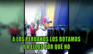 Peruanos expresaron su indignación por abuso a joven venezolano