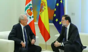 Pedro Pablo Kuczynski se reunió con Mariano Rajoy