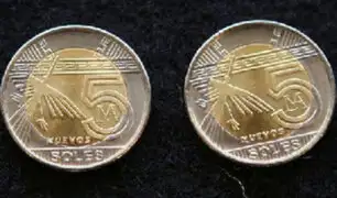 Sepa cómo reconocer las monedas falsas de cinco soles