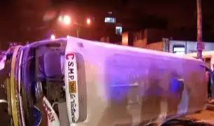 Los Olivos: triple choque en la avenida Naranjal deja 10 heridos