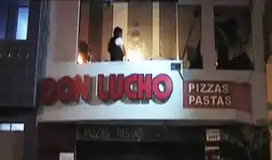 Lince: delincuentes armados asaltan pizzería y disparan a propietario