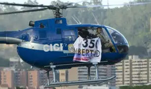 Venezuela: policías roban helicóptero y atacan el Tribunal Supremo