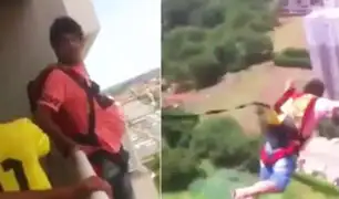 Brasil: compró paracaídas por internet y se tiró desde balcón de edificio