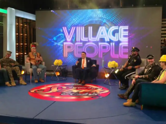 Village People hizo vibrar el estudio de Porque Hoy es Sábado con Andrés