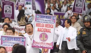 Médicos confirman huelga nacional indefinida a partir del 4 de julio
