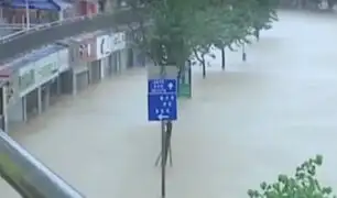 Decenas de muertos y desaparecidos por inundaciones en China