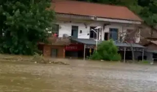 Inundaciones afectan el norte y sur de China