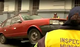 Envían a 65 vehículos al depósito por estacionarse en zonas rígidas del Centro de Lima