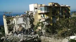 Varios desaparecidos tras derrumbe de un edificio en Italia