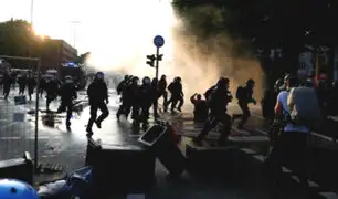 Alemania: violentos disturbios durante el final de la Cumbre del G20