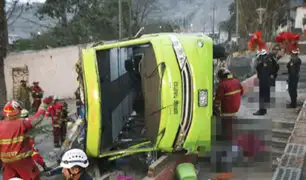 Ministerio Público presentó relación de fallecidos en accidente de Cerro San Cristóbal