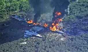 EE.UU: investigan causas que llevaron a estrellarse a un avión militar en Misisipi