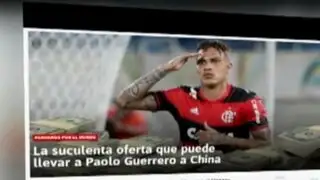 Paolo Guerrero no renovaría con Flamengo por millonaria oferta del fútbol de China