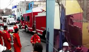 Fuga de gas y posterior deflagración deja varios heridos en Breña