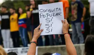 Opositores Venezolanos votan contra Asamblea Constituyente de  Maduro