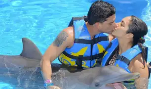 Christian Domínguez e Isabel Acevedo lucen cariñosos luego de viaje a Cancún