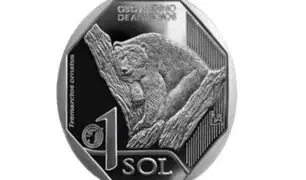 Presentan nueva moneda de S/ 1 alusiva al oso andino de anteojos