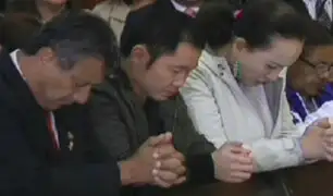 Kenji Fujimori asistió a misa de salud para su padre Alberto Fujimori
