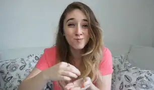 YouTube: Esta joven española probó las golosinas peruanas y no imaginó lo que iba a pasar [VIDEO]
