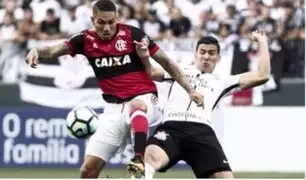 Con Guerrero y Trauco, Flamengo igualó 1-1 ante Corinthians