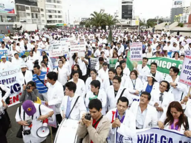 Médicos del Ministerio de Salud inician huelga nacional indefinida