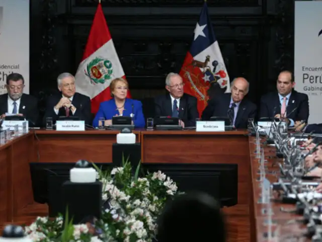 Gabinete Binacional Perú-Chile logró importantes entendimientos