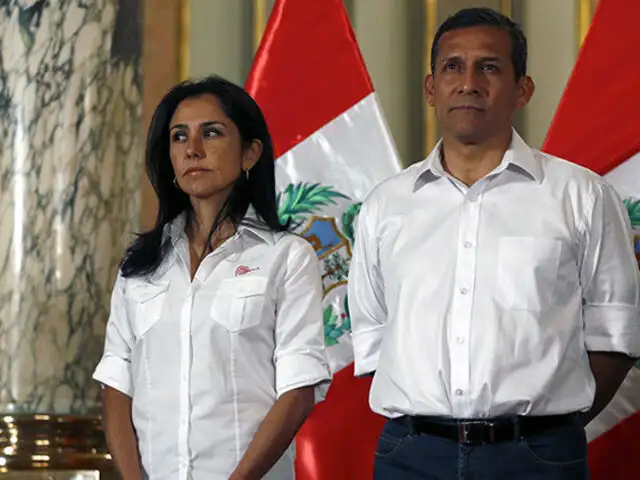 Poder Judicial dicta prisión preventiva contra Humala y Nadine Heredia