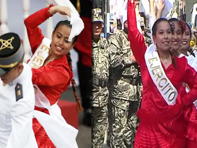 Orgullo Peruano: los miembros del Ejército que bailaron Marinera en Parada Militar