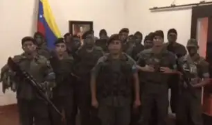 Venezuela: grupo de militares se rebelan contra Maduro