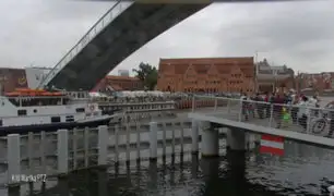 [VIDEO] Puente  levadizo casi aplasta a un barco