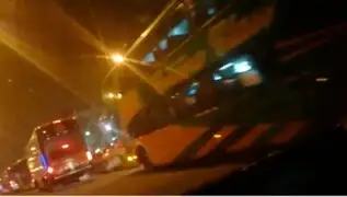 Carretera Central: paradero informal de buses interprovinciales provoca caos vehicular