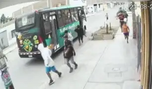 Trujillo: cámara capta asalto a pasajeros de ómnibus