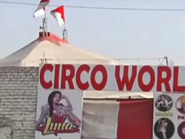Carabayllo: instalan carpa de circo dentro de colegio estatal