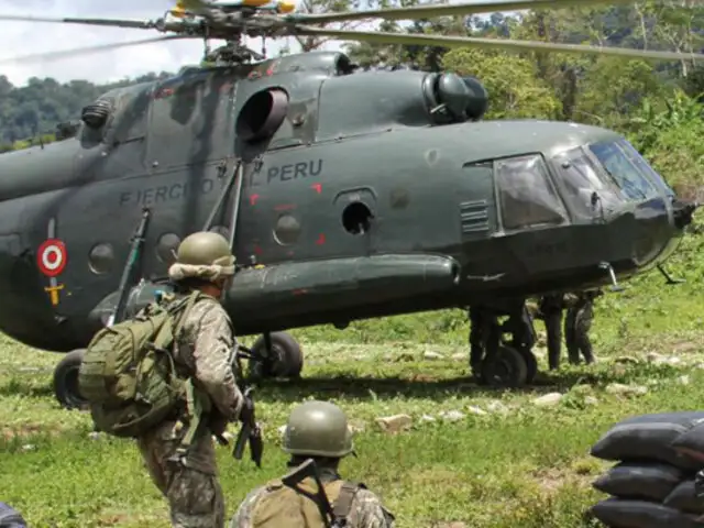 Ayacucho: Helicóptero FAP realizó aterrizaje de emergencia en el VRAEM