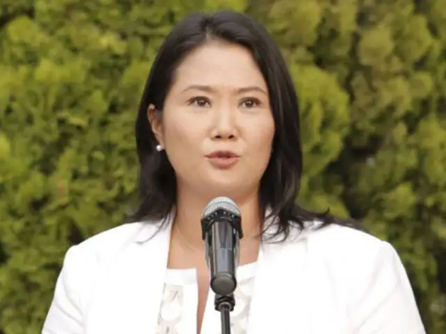 Keiko Fujimori: “PPK debe dar un paso al costado”
