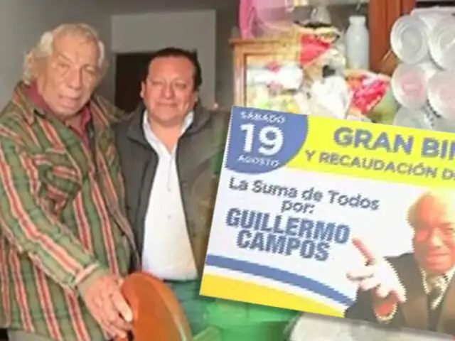 Alcalde de Comas llevó ayuda para cómico Guillermo Campos
