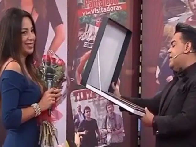 Tatiana Astengo recibió homenaje en el set de Porque Hoy es Sábado