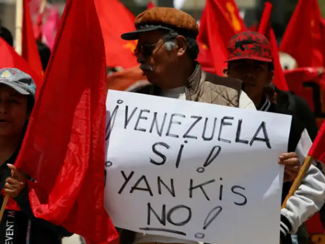 Venezuela responde a Trump con marcha antiimperialista
