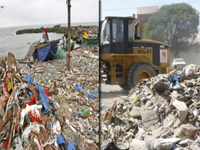 Playas y ríos son botaderos de desmonte y basura en Lima