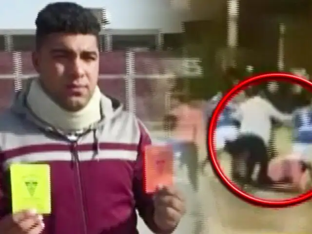 San Martín de Porres: árbitro es agredido por sacar tarjeta amarilla
