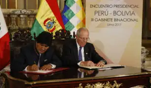 Perú y Bolivia firman acuerdos tras concluir III Gabinete Binacional