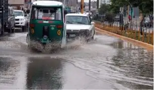 Registraron dos accidentes de tránsito debido a las intensas lluvias en la capital