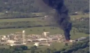 EEUU: incendio en planta química de Texas tras huracán Harvey
