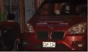 Desmantelan minivan que trasladaba a expacientes de Clínica San Juan de Dios