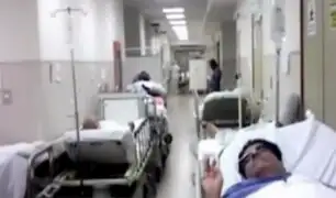 Hospital Rebagliati continúa atendiendo en los pasillos tras la falta de espacio en el lugar